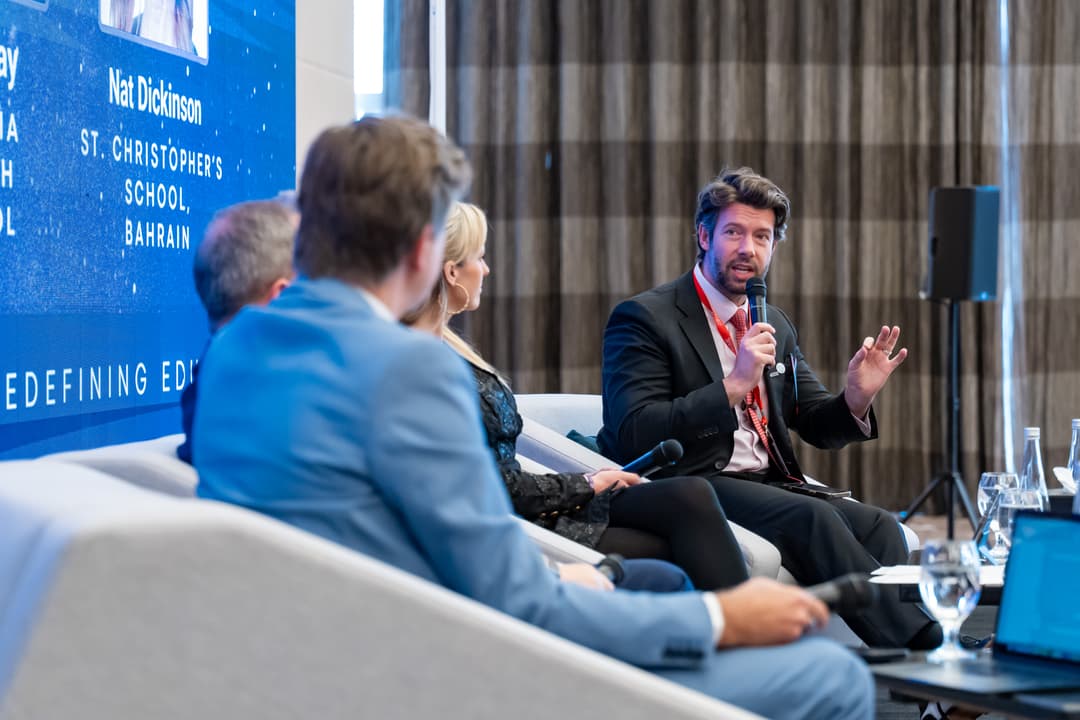 Alex on a panel discussion about redefining education